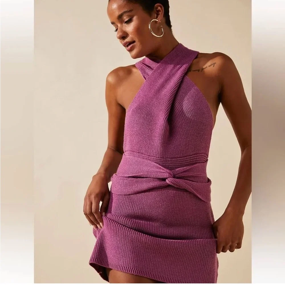 NWT Free People Orchid Low Back Mini dress - Picture 10 of 11